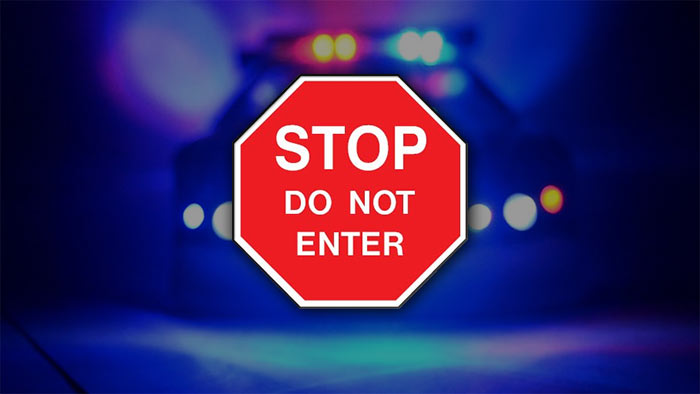 Stop do not enter sign