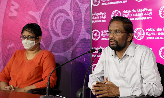 Nihal Abeysinghe and Harini Amarasuriya - JVP