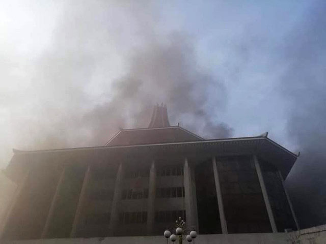 Fire breaks out at Supreme Court Complex in Sri Lanka