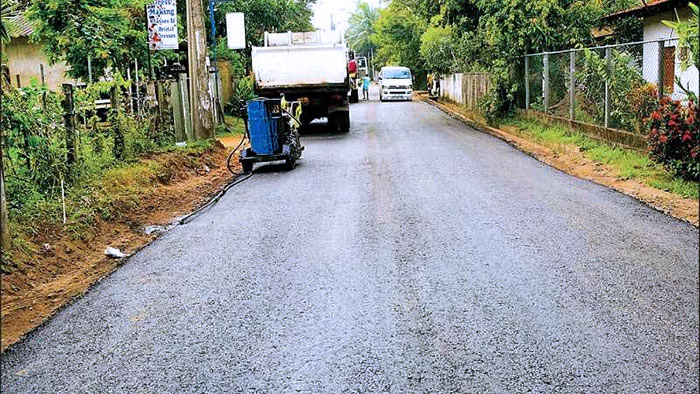 Road development in Sri Lanka