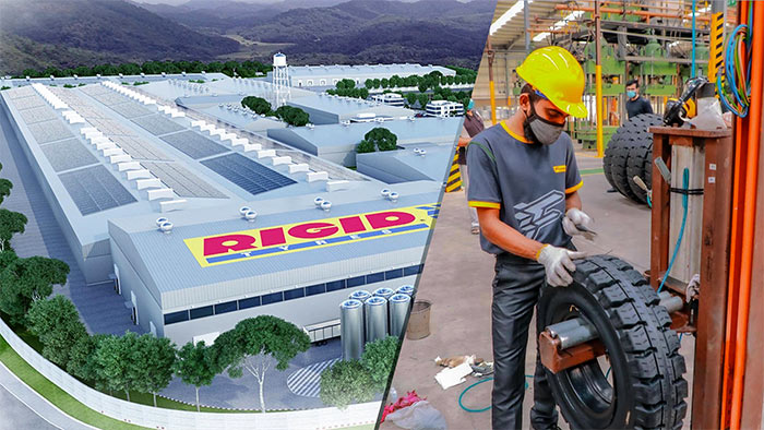 Southeast Asia's largest tyre factory RIGID tyres in Horana Sri Lanka