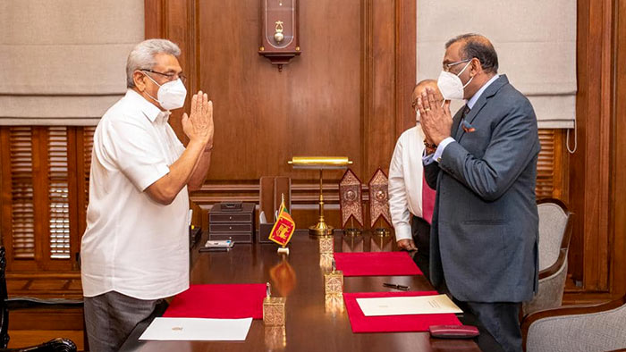 Sanjay Rajaratnam sworn in as new Attorney General of Sri Lanka