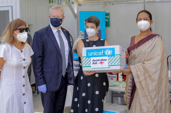 UNICEF and Australia deliver oxygen concentrators to Sri Lanka