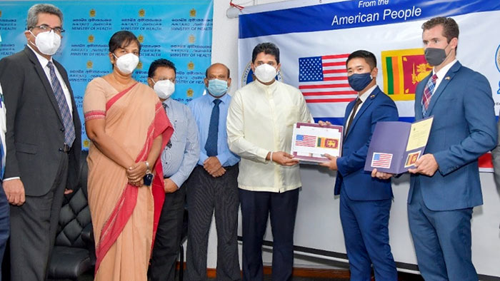 U.S. Government donates Rs. 13 million worth PCR test kits to Sri Lanka