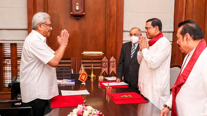 Basil Rajapaksa sworn in as Minister of Finance in Sri Lanka