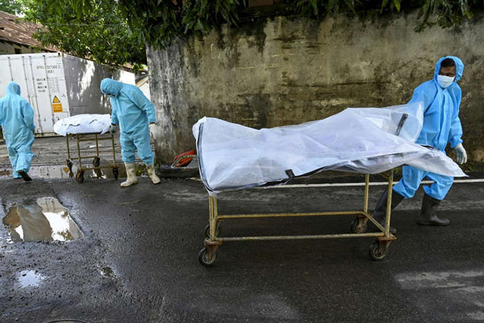 COVID-19 dead bodies in Colombo Sri Lanka