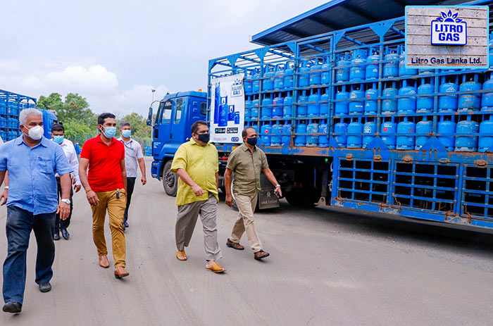 Litro gas inspection by Lasantha Alagiyawanna