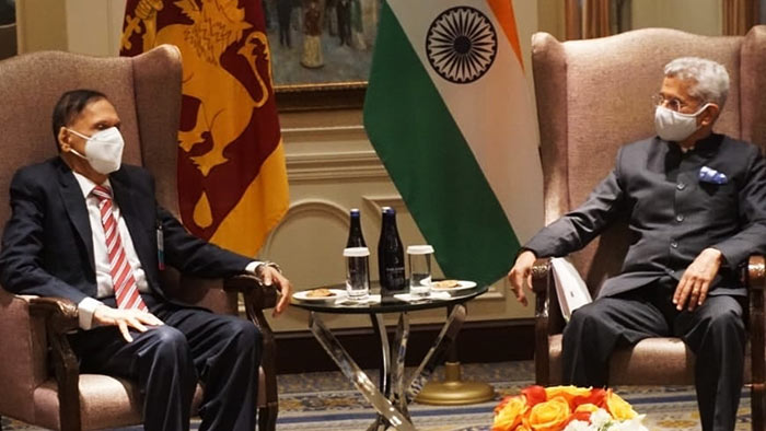 Sri Lanka Foreign Minister Professor G.L. Peiris met Indian Foreign Minister Dr. S. Jaishankar in New York