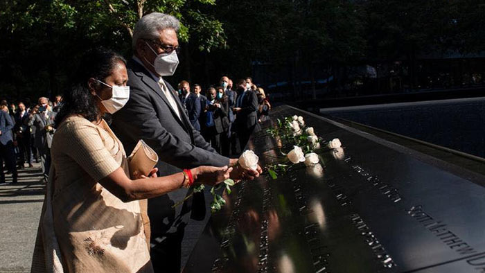 Sri Lanka President Gotabaya Rajapaksa in New York