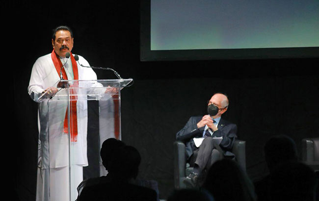 Sri Lanka Prime Minister at G20 interfaith forum in Bologna Italy