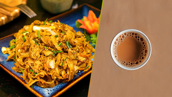 Kottu and Milk Tea