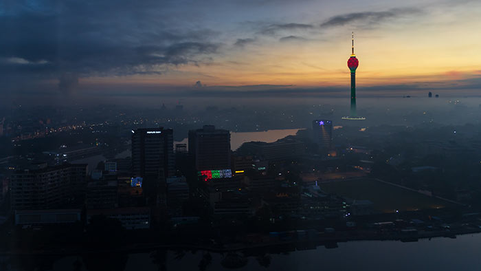 Lotus tower in Colombo, Sri Lanka