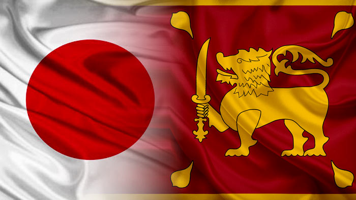 Japan Sri Lanka flags