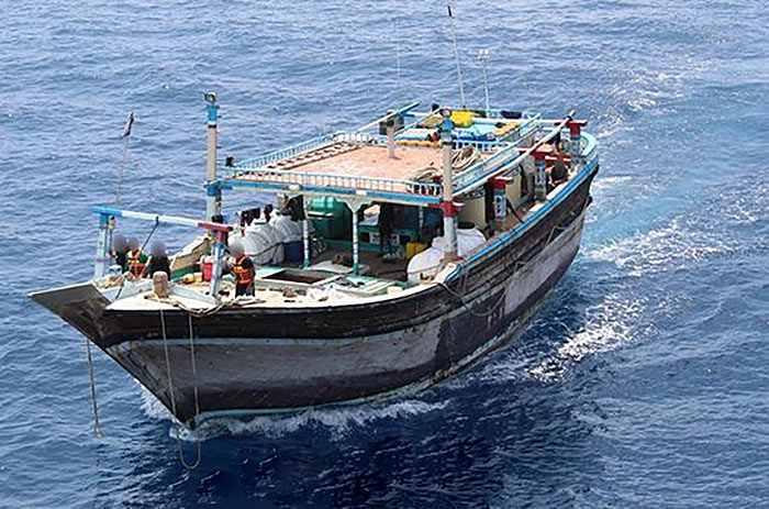 Sri Lanka Navy bust 250 kg of heroin in international waters