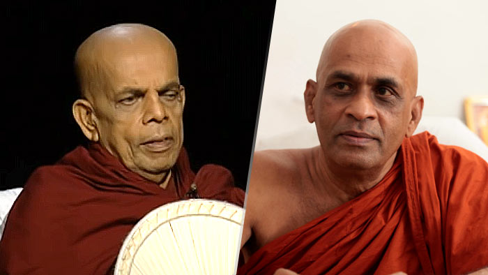 Bengamuwe Nalaka thero and Elle Gunawansa thero