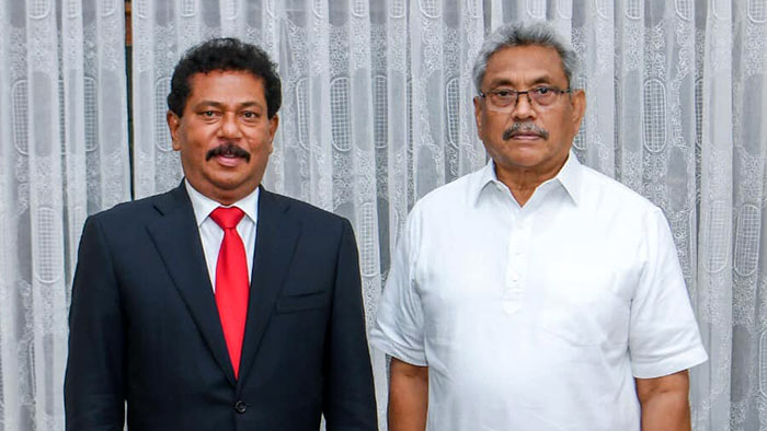Gamini Senarath and Gotabaya Rajapaksa