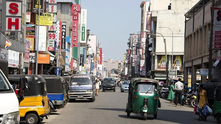 Pettah markets in Colombo Sri Lanka