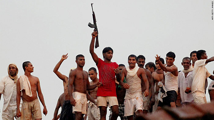 Welikada prison riot clash in 2012