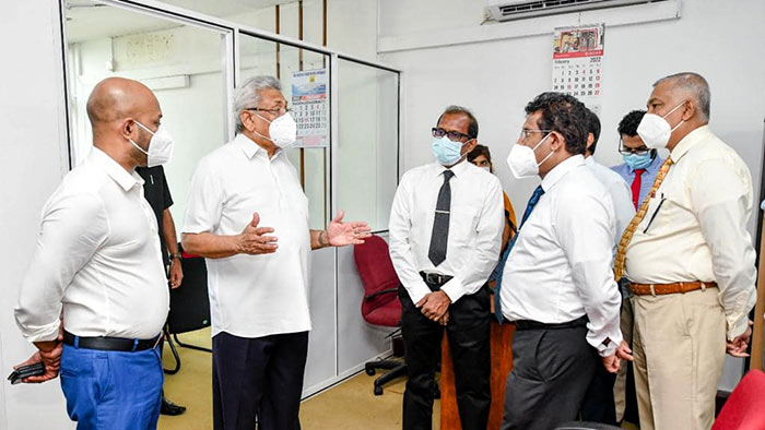 President Gotabaya Rajapaksa inspects Sustainable Energy Authority