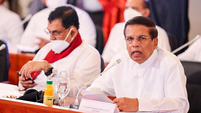 Basil Rajapaksa and Maithripala Sirisena