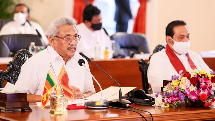 Sri Lanka President Gotabaya Rajapaksa and Prime Minister Mahinda Rajapaksa