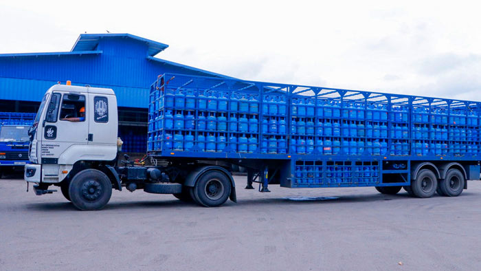 Litro domestic gas cylinders transportation in Sri Lanka