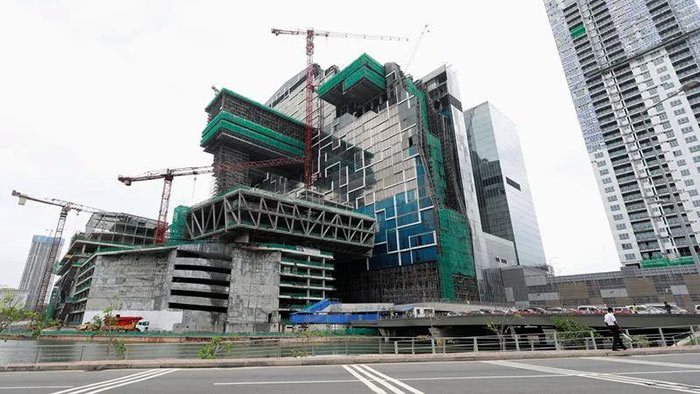 Office and apartment complex buildings in Colombo Sri Lanka