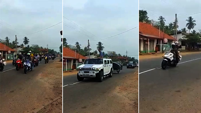 Vehicle parade organised by the Spin Rider Club Sri Lanka