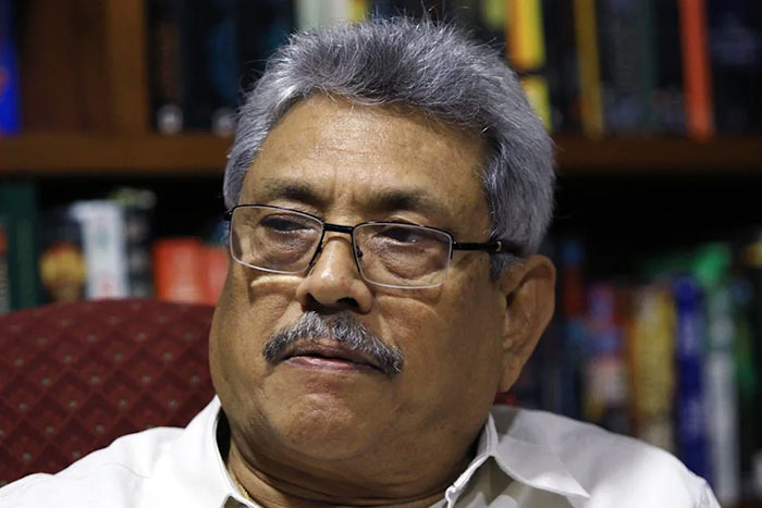 Sri Lanka President Gotabaya Rajapaksa