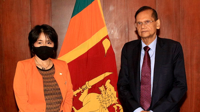 Chiyo Kanda with G.L. Peiris