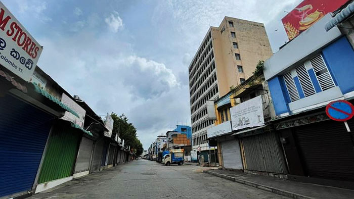 Hartal in Colombo, Sri Lanka