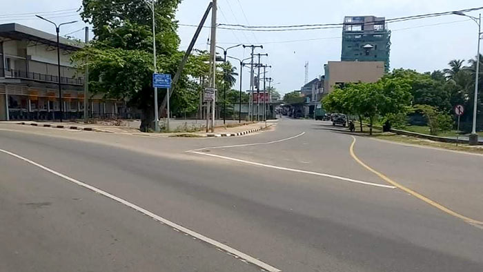 Hartal in Jaffna, Sri Lanka