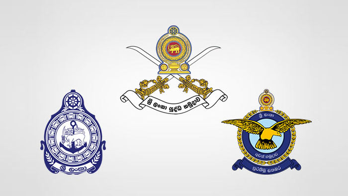 Tri forces in Sri Lanka
