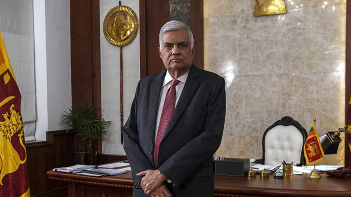 Sri Lankan President Ranil Wickremesinghe