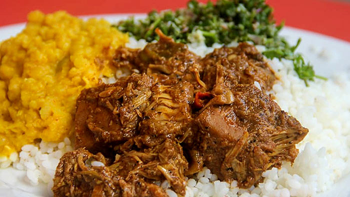Rice and curry Sri Lanka