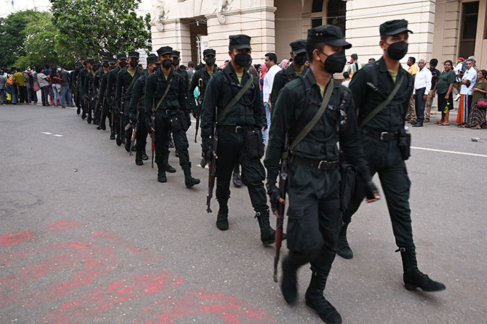 Sri Lanka Army in Colombo Sri Lanka