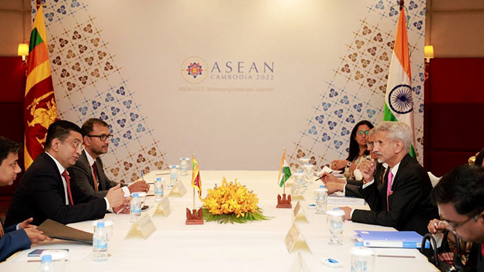 India’s External Affairs Minister Dr. S. Jaishankar with Sri Lanka Foreign Minister Ali Sabry