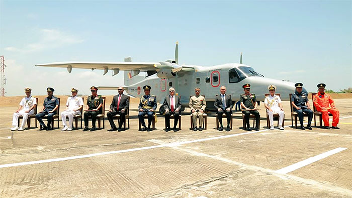 Sri Lanka receives Dornier 228 Maritime Patrol Aircraft donated by India