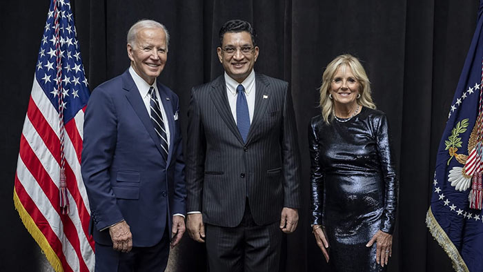 Sri Lanka's Foreign Minister Ali Sabry meets U.S. President Joe Biden