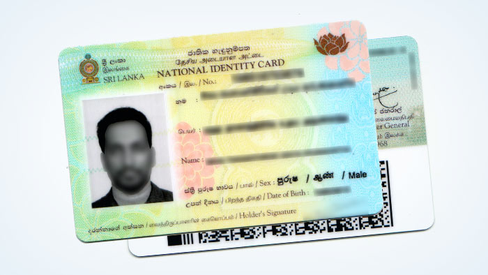 Sri Lanka National Identity Card - NIC Sri Lanka