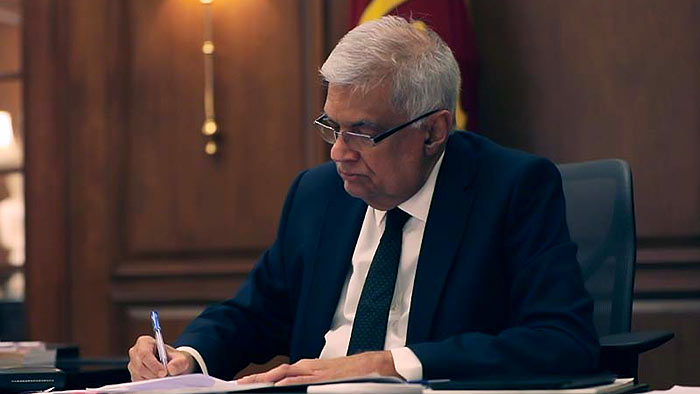 Sri Lanka President Ranil Wickremesinghe