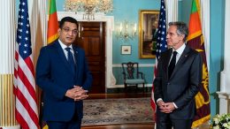 Sri Lankan Foreign Minister Ali Sabry meets U.S. State Secretary Antony Blinken