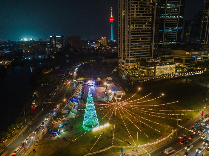 Colombo City Is Lit Up For Christmas