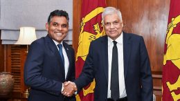 The Maldivian Vice President Faisal Naseem called on Sri Lankan President Ranil Wickremesinghe