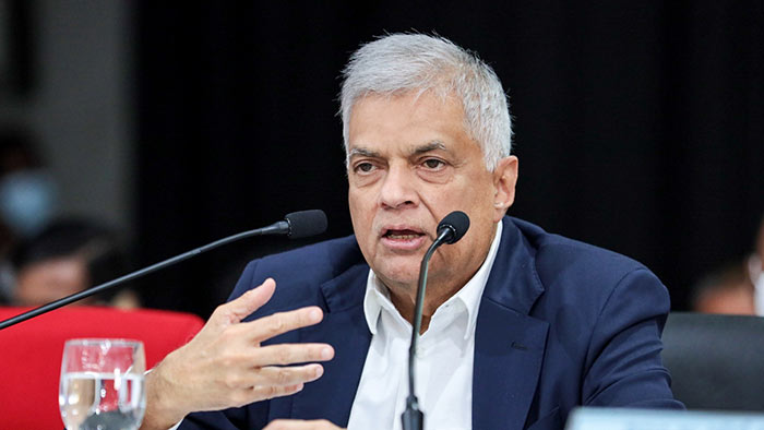 Sri Lanka President Ranil Wickremesinghe