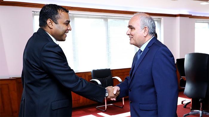 Russian Ambassador to Sri Lanka Yuri Materiy met the State Minister of Defence Premitha Bandara Tennakoon