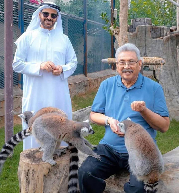 Former Sri Lanka President Gotabaya Rajapaksa is in Dubai