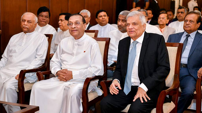 Karu Jayasuriya bestowed with the 'Sri Lankabhimanya' Award