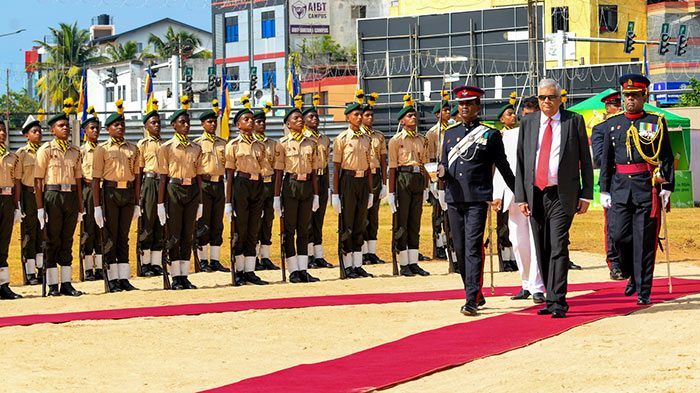 Sri Lanka President Ranil Wickremesinghe at Matara Rahula College