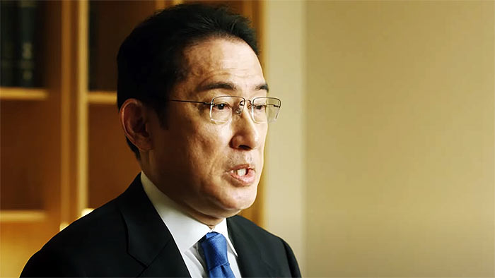 Japanese Prime Minister Fumio Kishida